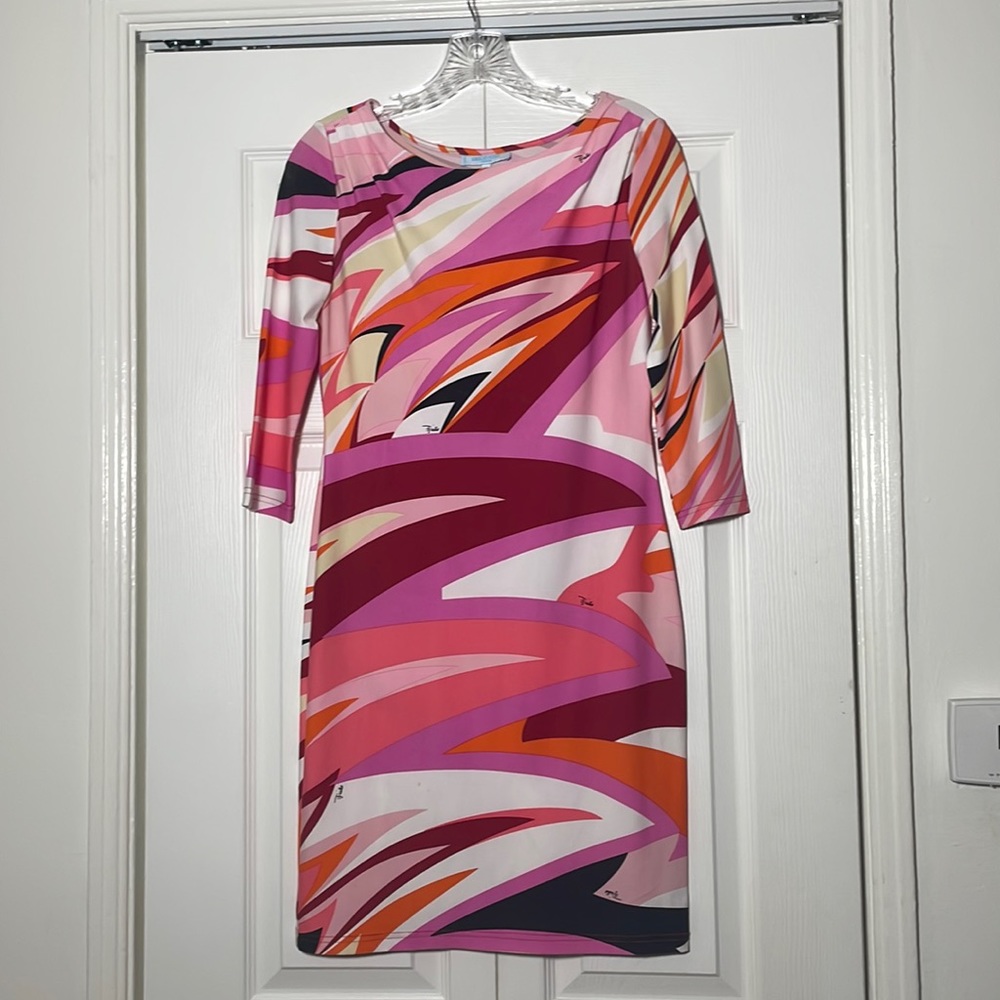 EMILIO PUCCI long sleeve mini dress 36